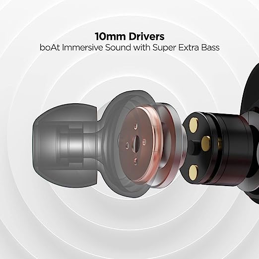 boAt Rockerz 255 Pro+ Bluetooth in Ear Earphones with Upto 60 Hours Playback, ASAP Charge, IPX7, Dual Pairing and Bluetooth v5.0(Active Black) boAt Rockerz 255 Pro+ Bluetooth in Ear Earphones with Upto 60 Hours Playback, ASAP Charge, IPX7, Dual Pairing and Bluetooth v5.0(Active Black)